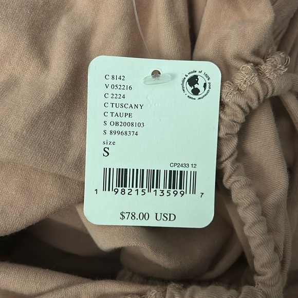 FREE PEOPLE BEACH LIZA DROP WAIST MIDI DRESS SIZE S MSRP $78.00 NWT - Picture 7 of 8